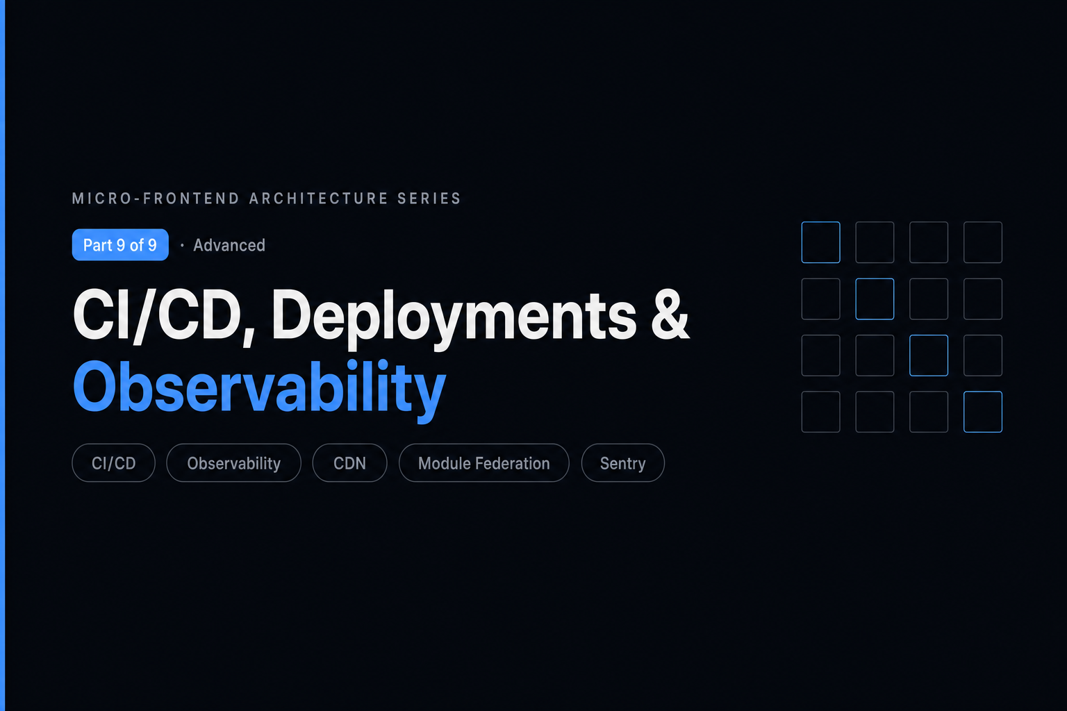 CI/CD, Independent Deployments, and Observability