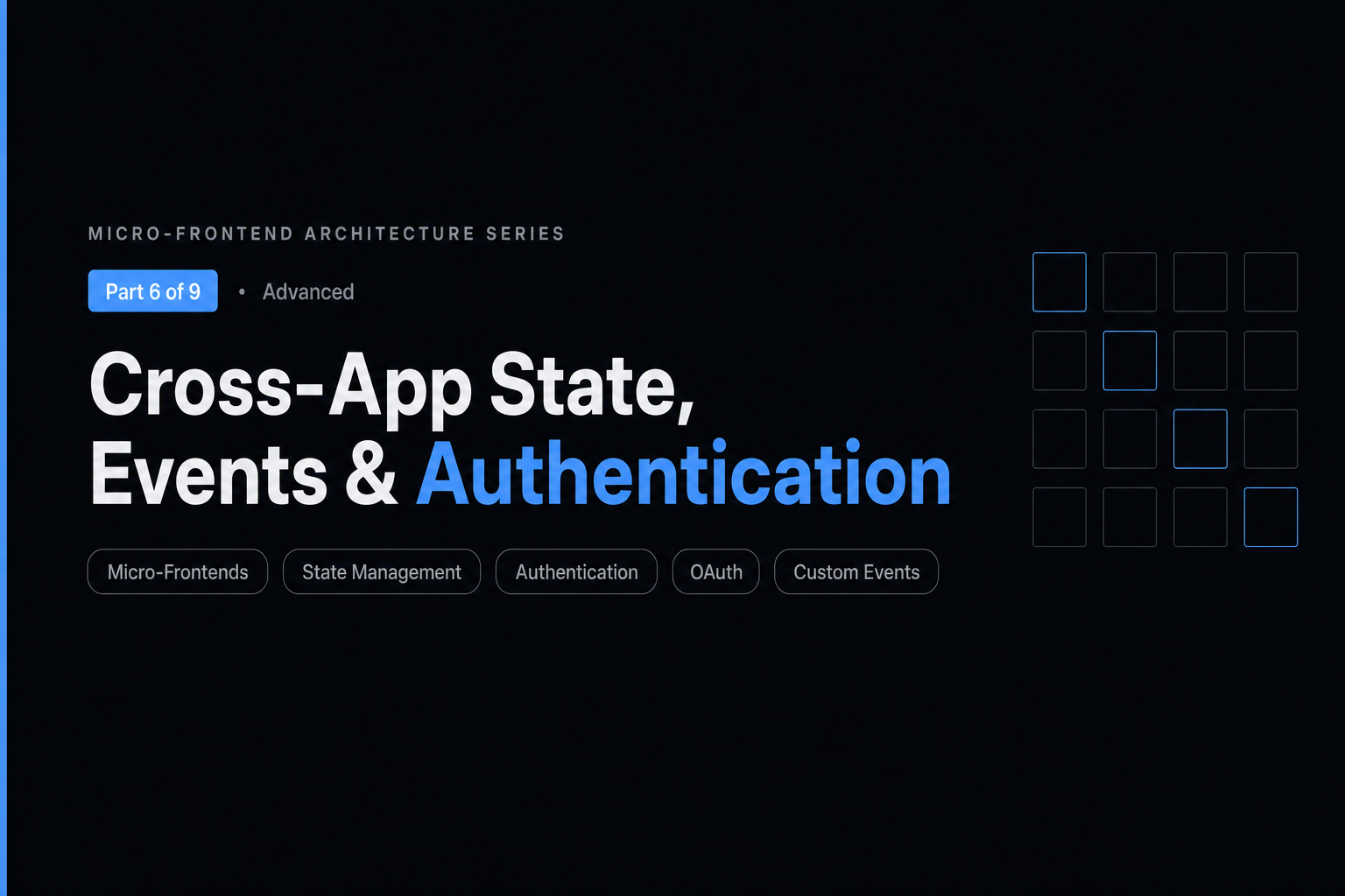 Cross-App State, Communication, and Authentication